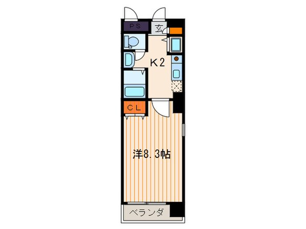 アスヴェル京都市役所前(702)の物件間取画像